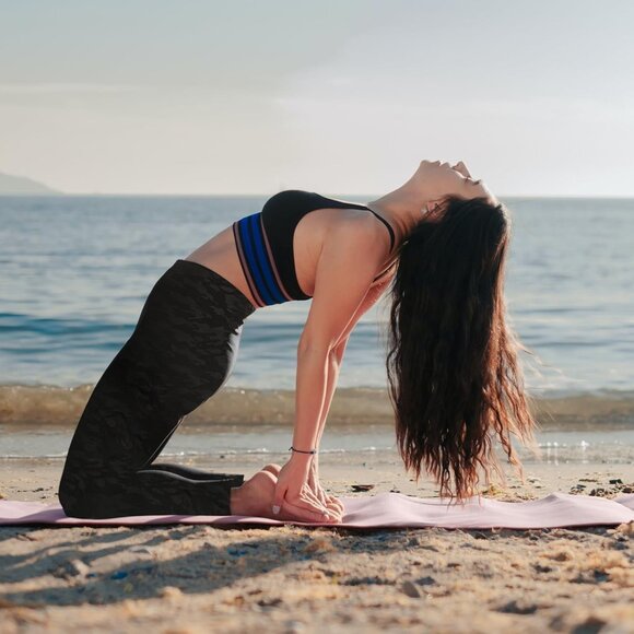 High Waisted Leggings for Women - No See Through Tummy Control Cycling Workout Y - Picture 2 of 6